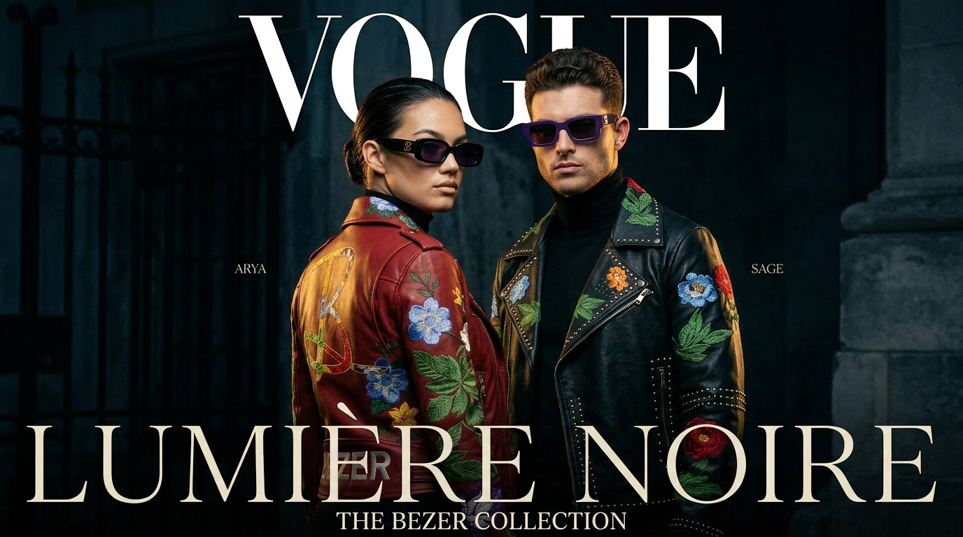 Bezer Fashion editorial — premium eyewear close-up